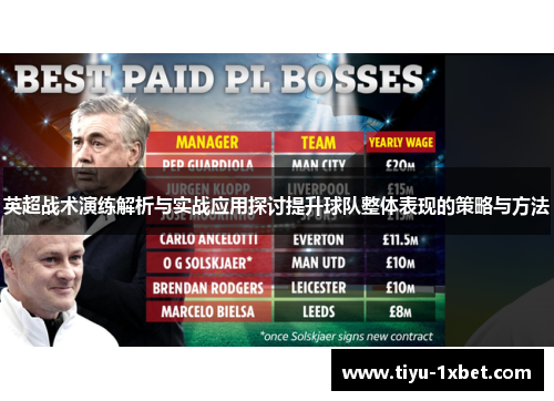 英超战术演练解析与实战应用探讨提升球队整体表现的策略与方法