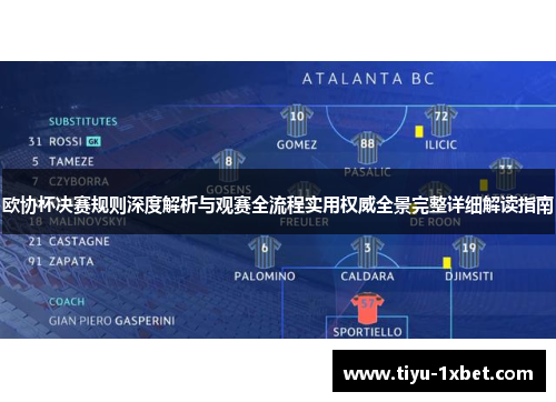 欧协杯决赛规则深度解析与观赛全流程实用权威全景完整详细解读指南